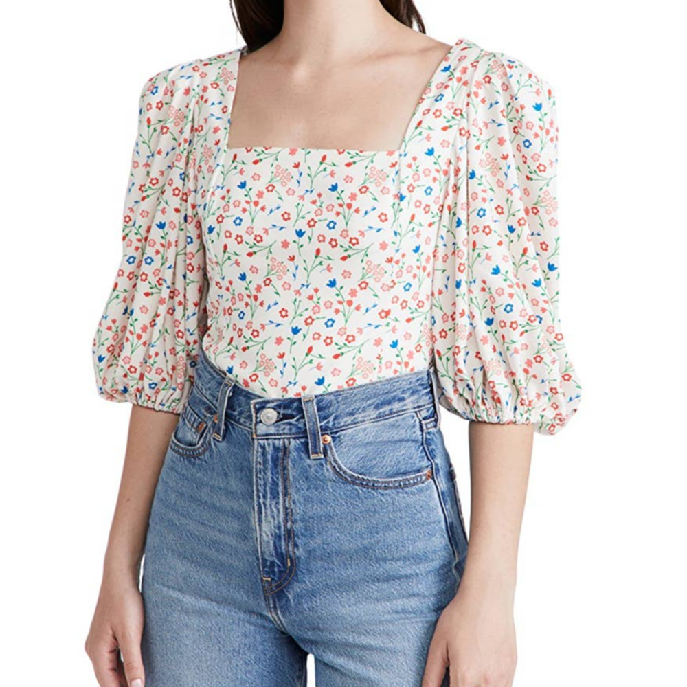 NWT Sokie Collective | Shopbop Cropped Floral Top